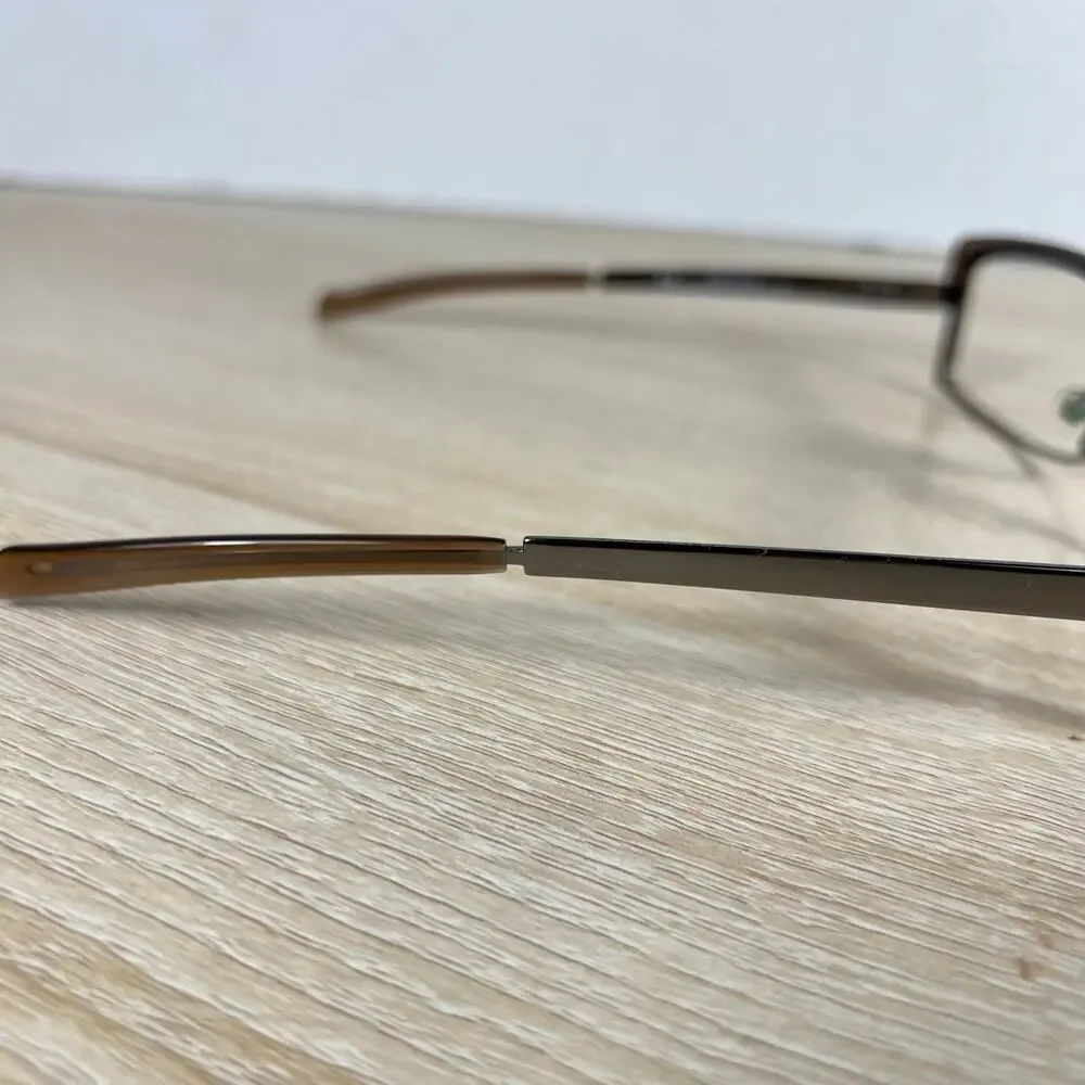 RARE! Gucci GG1723/S 6Y8 Sunglasses FRAMES ONLY Silver Metal Brown 58-14-125